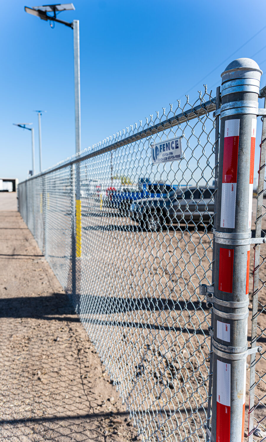 Chain link fence post detail Arizona