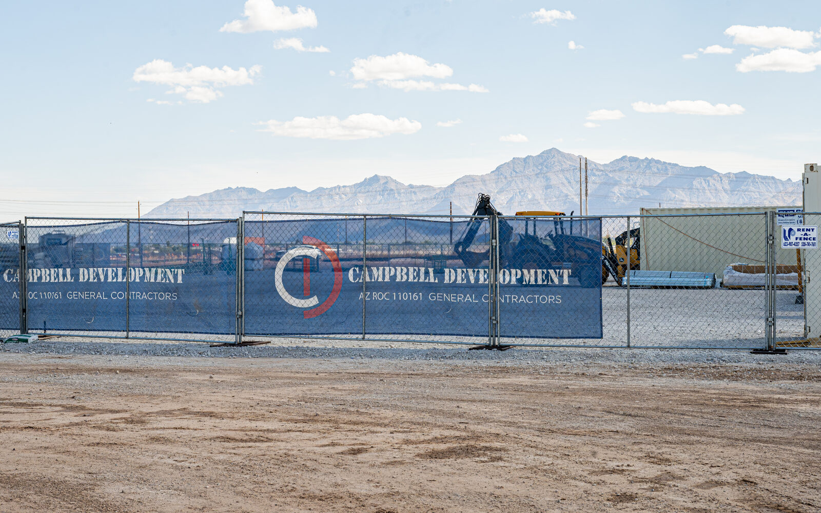 Construction fence windscreen Arizona