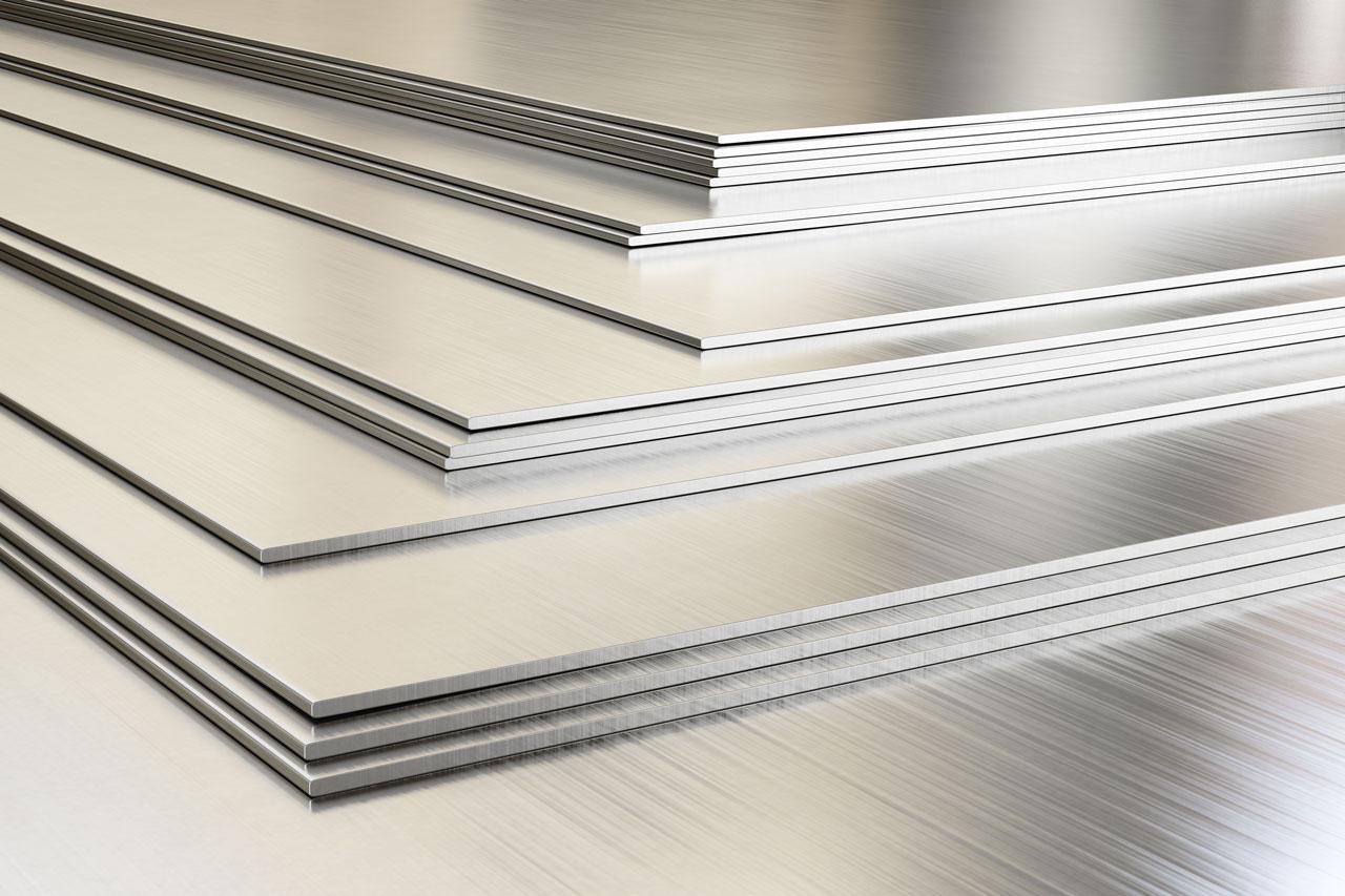 LP-steel-sheets_nice Steel Plate stocked at an LP Steel yard, Arizona