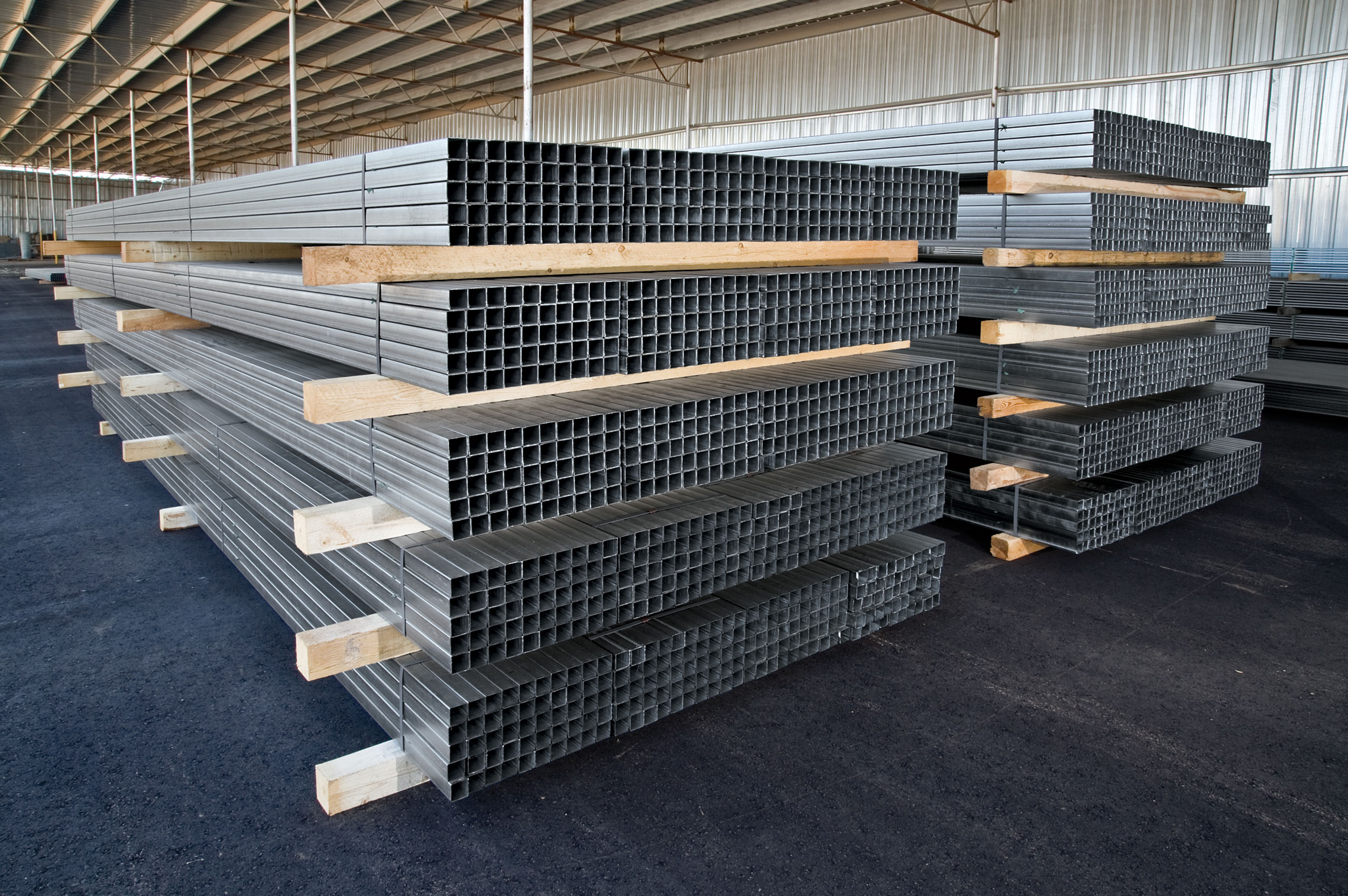 Square steel tube stocked at LP Steel in Arizona