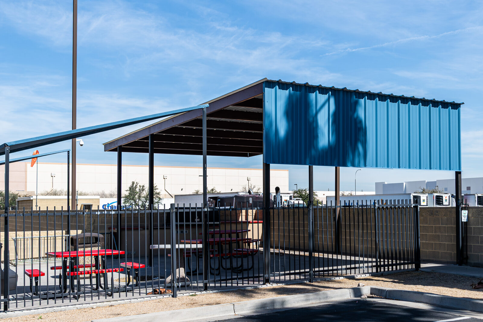 Ornamental iron fence installed at a property in Arizona